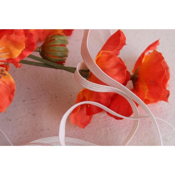 USA Made 1/4" Black Elastic, Or 3/8", Ten Yards, Also In White / Costuming - Picture 6 of 9